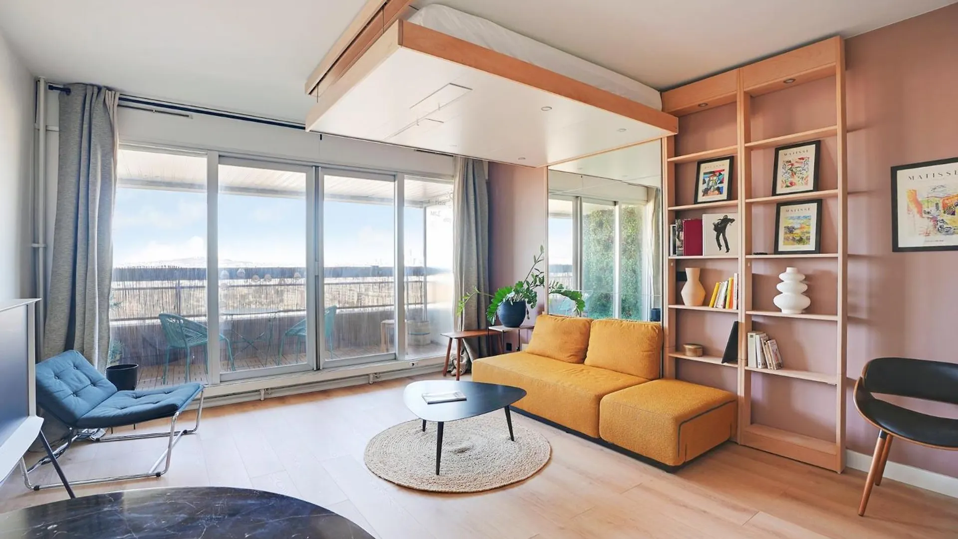 Studio Refait A Neuf Avec Balcon Et Vue Sur La Seine - Bail Mobilite Paris 0*,